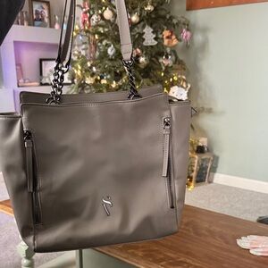 Stylish Gray/Taupe Handbag